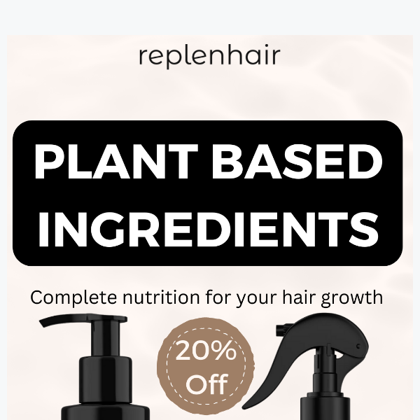 Pamper Yourself, Replen Hair: Upto 40% Off Today!😍