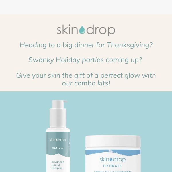 Get your most radiant skin for the holidays!