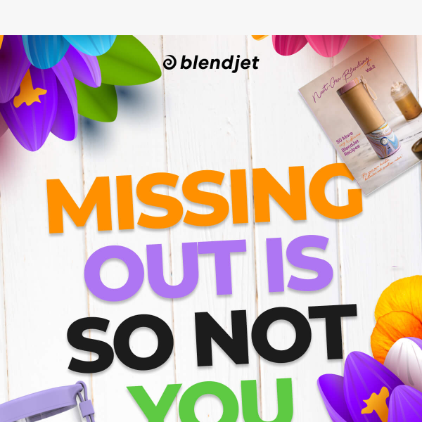 BlendJet® on X: Spring has officially sprung!🌷 Shop the #BlendJet Spring  Sale and choose 3 FREE JetPacks with the purchase of a BlendJet, or 6 FREE  JetPacks with the purchase of a
