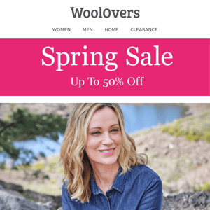 Layer Up for Spring | Up to 50% Off