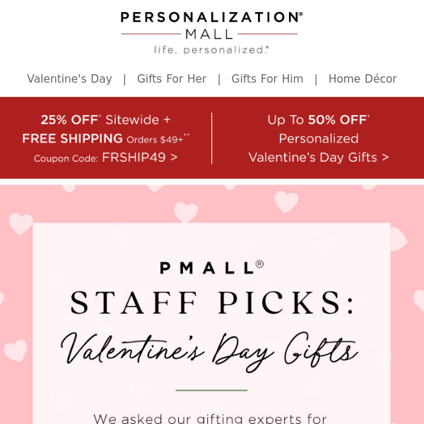 🎁 PMall Staff Picks: Valentine's Day Gifts