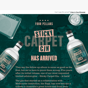 EARLY ACCESS | Sticky Carpet Gin is back!