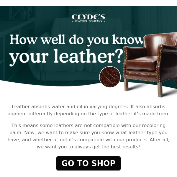 ⏳ Last Few Units: Get 15% OFF Clyde's Leather Recoloring Balm! ⏳ - Clyde's  Leather Company