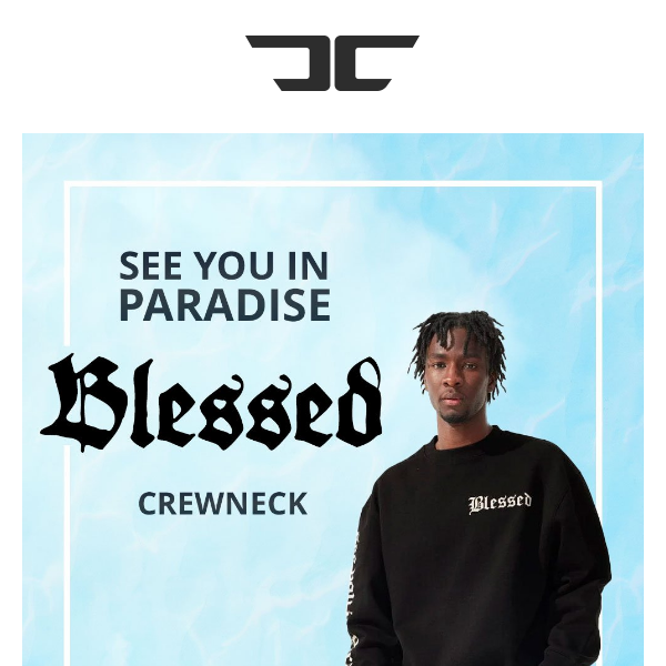 NEW Men's BLESSED Crewneck Sweater