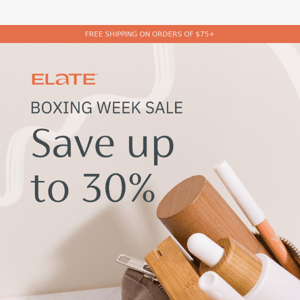 📦 BOXING WEEK: 30% Off Sale