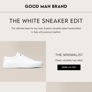 Our top white sneakers