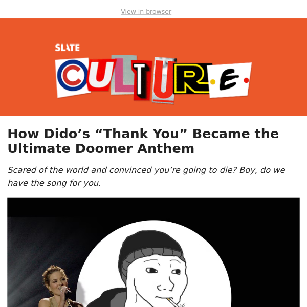 How Dido's Thank You became a doomer anthem.