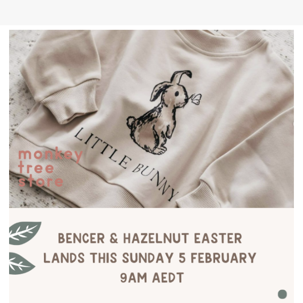 Easter by Bencer & Hazelnut lands this Sunday!