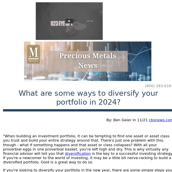 How to Diversify Your Portfolio in 2024