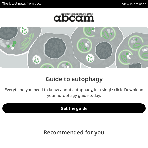 Autophagy and apoptosis guides, and our upcoming conference