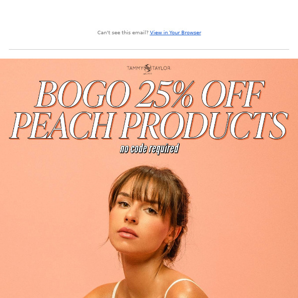 BOGO 25% OFF PEACH PRODUCTS!💅✨🍑