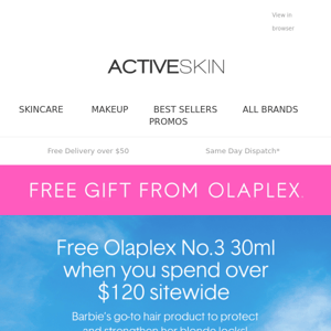 FREE Olaplex No.3 30ml today only! 👠💗