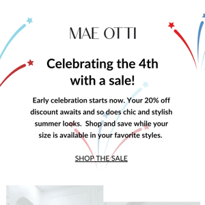 Celebrate the 4th of July with a sale 😍