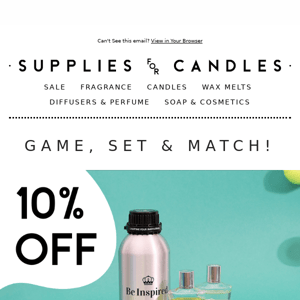 Game, Set & Match With 10% OFF 🎾✨