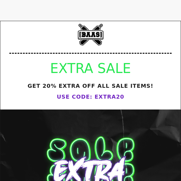 💥 20% EXTRA DISCOUNT OFF SALE 💥