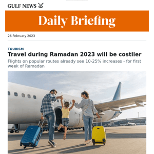 Travel during Ramadan 2023 will be costlier