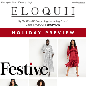 An Exclusive Holiday Preview! ✨