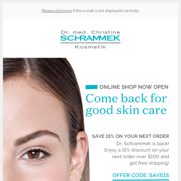 Dr. Schrammek Skincare Restock Sale: Save 15% Off Inside ➡️