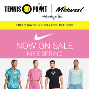 PRICE DROP! Save 25% off Nike Spring Collection!