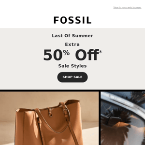 Send Off Summer With Extra 50% Off Sale