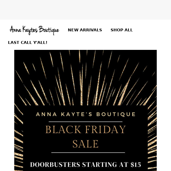 Shop Black  Friday Deals Online & In Store! ✨🎁🙌