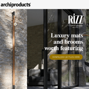 Luxury doormats and brooms by RiZZ