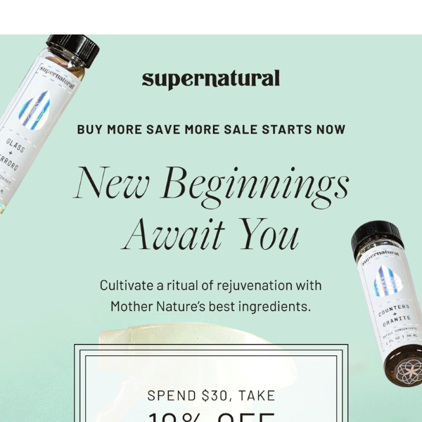 SALE: Rejuvenate your cleaning ritual 🧽🌿