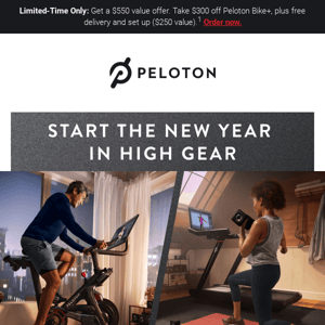 New Offers on the Peloton Bike+ and Tread for New Year’s!