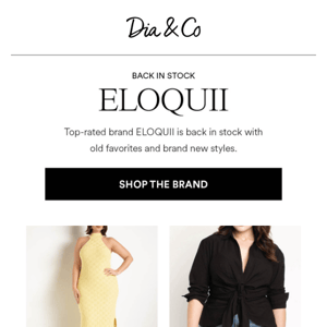 Drop Everything! ELOQUII is Back In Stock