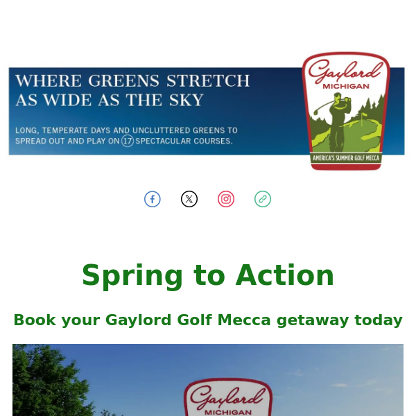 Find Golf Paradise in the Gaylord, Michigan Golf Mecca