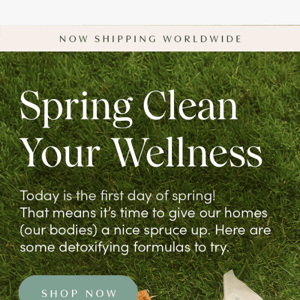 It's time to spring clean your body