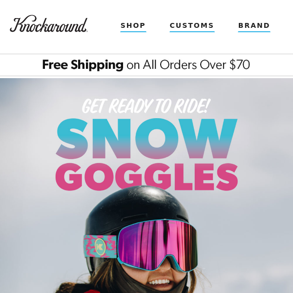 Snow Goggles from $85 | Includes TWO Lenses!