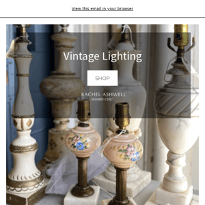 Vintage Lighting & Accents