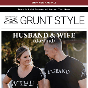 Introducing Husband & Wife Defined Tees