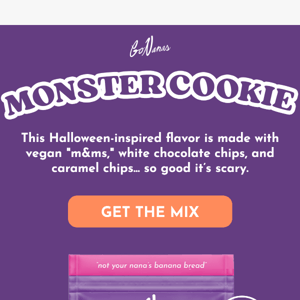 LIMITED EDITION MONSTER COOKIE IS HERE 👻