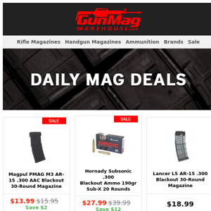 Midweek Deals For Your Shooting Adventures.