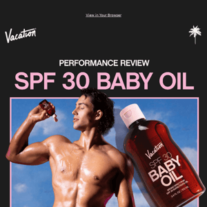 Baby Oil SPF 30 is #1 in Q2 📈