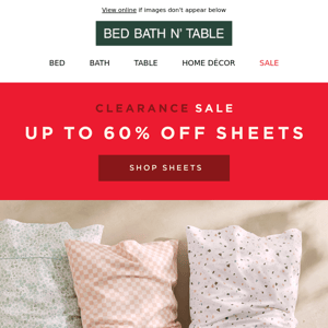 Up to 60% off Sheets | Egyptian Cotton, Bamboo & More...