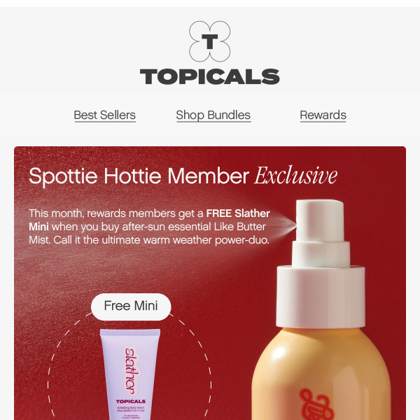Smooth summer skin is 1 free gift away