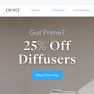Enjoy 25% Off Diffusers On Prime Day!
