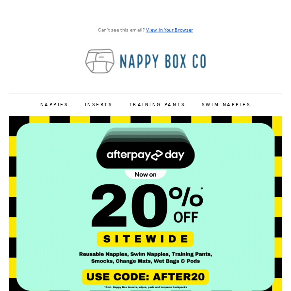 🔰 Afterpay Day Sale 🔰 Claim Your 20% OFF Discount NOW