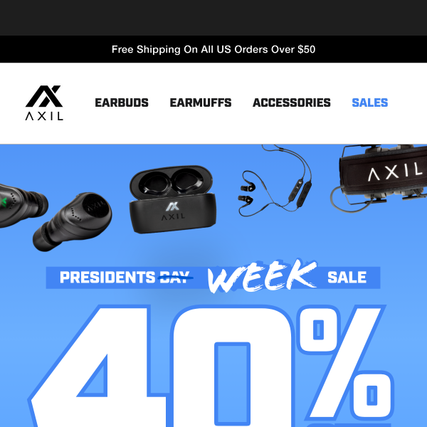 Sound Savings! 40% Off Superior Hearing Protection