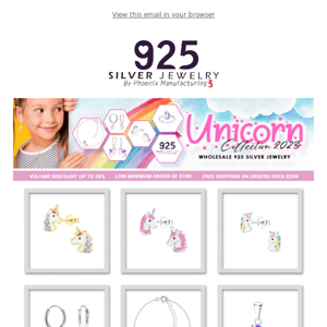 Best Selling Unicorn Designs By 925 Silver Jewelry! 🌈