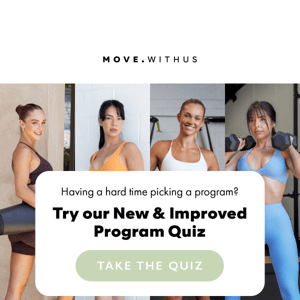 Find your perfect program match! 💘