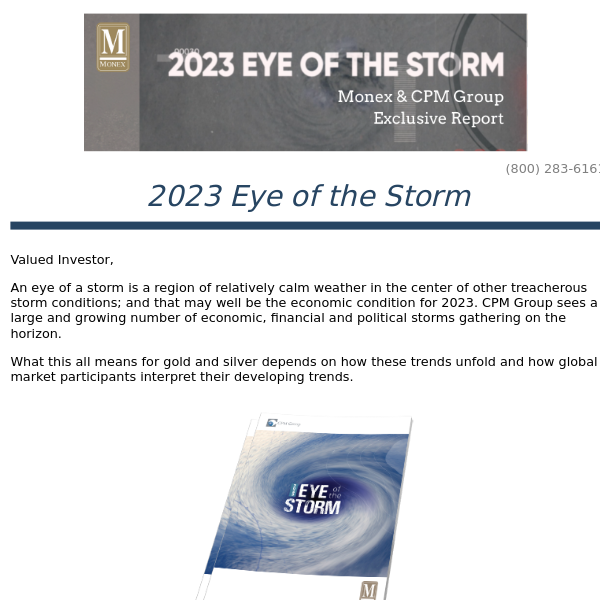 Your "2023 Eye of the Storm" Report