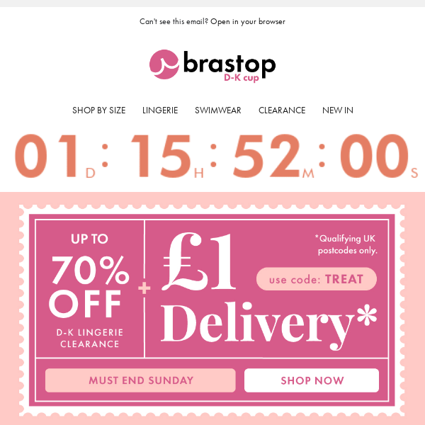 Ends tomorrow! £1 DELIVERY + up to 70% OFF - Brastop