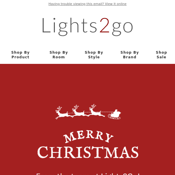 Happy Christmas from all of the team at Lights2Go!