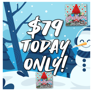 LAST CHANCE: $79 SLIME ADVENT CALENDAR!! $200+ VALUE 🎁🎄