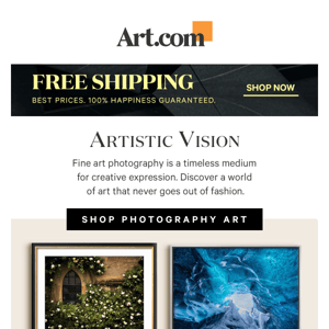 Express yourself with fine art photography.