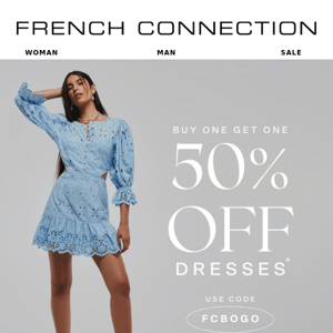 Buy one, Get One 50% Off Dresses